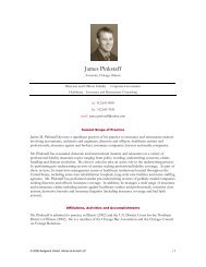 James Pinkstaff - Sedgwick LLP