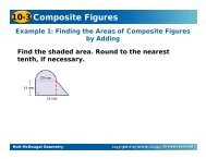 10-3 Composite Figures