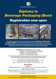 IBD Packaging exam flyer - Institute of Brewing & Distilling Africa ...