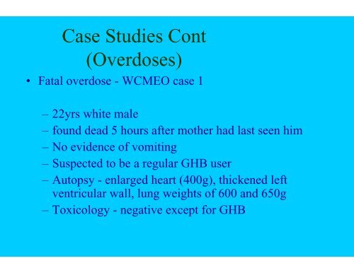 Gamma-hydroxybutyric acid – GHB Gamma-butyrolactone - GBL 1,4 ...