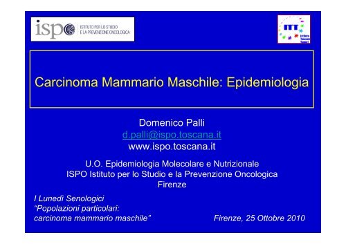 1. Domenico Palli - Centro per lo Studio e la Prevenzione ...