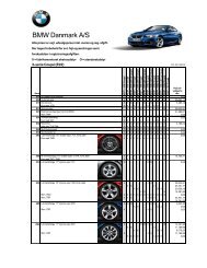 BMW 3-serie CoupÃ© ekstraudstyr (pdf) - BMW Danmark