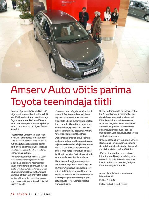 Toyota Plus 01/2009.pdf - Hat Auto AS