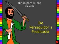 De perseguidor a predicador - Bible for Children