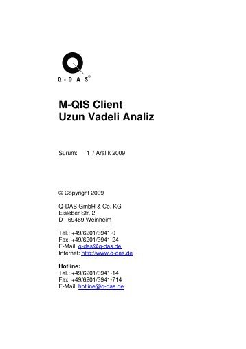 M-QIS Client - Long-Term-Analisys_TUR_a - Q-DAS