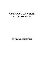 CURRICULUM VITAE ET STUDIORUM - ASL 1 di Massa e Carrara