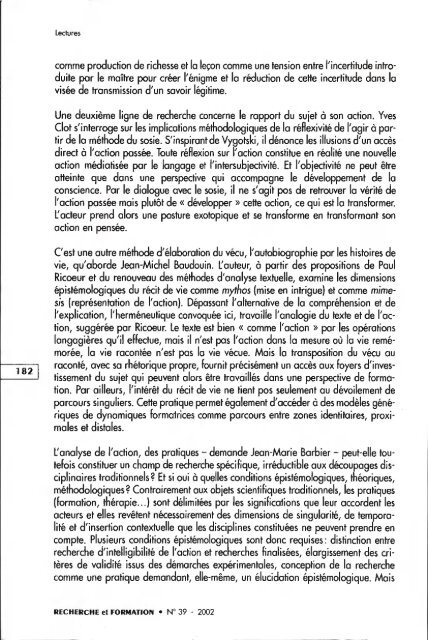 R&F Analyse des pratiques Approches psychosociologique et ...