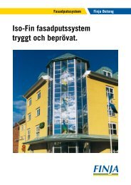 Iso-Fin fasadputssystem tryggt och beprÃ¶vat. - Finja