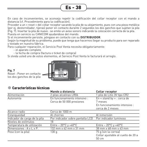Guide d'utilisation Fr - 3 User's guide Gb - 16 Manual de ... - Num'Axes