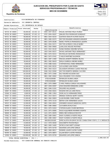 diciembre - SecretarÃ­a de Finanzas