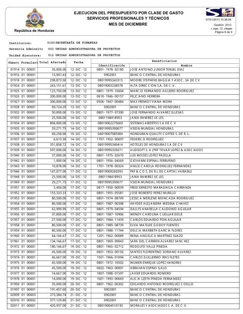 diciembre - SecretarÃ­a de Finanzas