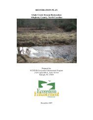 RESTORATION PLAN Glade Creek Stream Restoration Alleghany ...