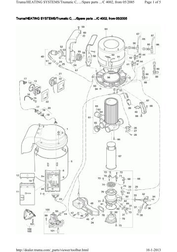 Page 1 of 5 Truma/HEATING SYSTEMS/Trumatic C, .../Spare parts ...