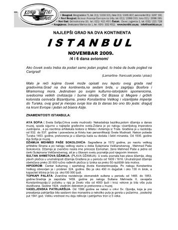 ISTANBUL NOVEMBAR 2009 - Kontiki