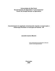 CaracterizaÃƒÂ§ÃƒÂ£o da vegetaÃƒÂ§ÃƒÂ£o remanescente visando ... - LERF - USP