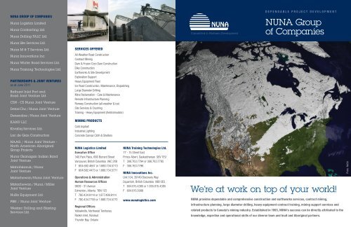 Download a high resolution PDF - Nuna Logistics