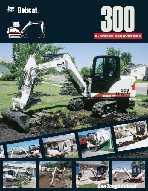 300 D-Series Excavators spec Sheet b-1735 Ver 07/01 LR ...