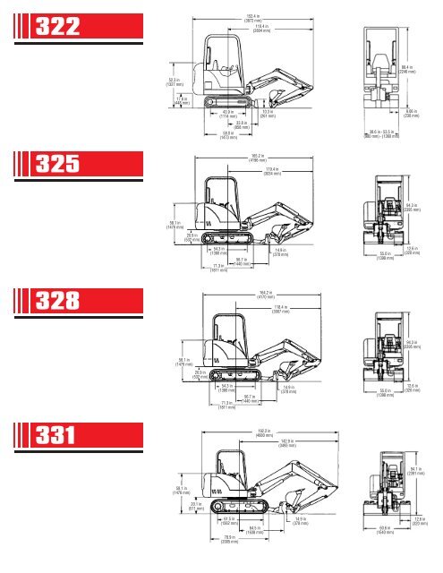 300 D-Series Excavators spec Sheet b-1735 Ver 07/01 LR ...