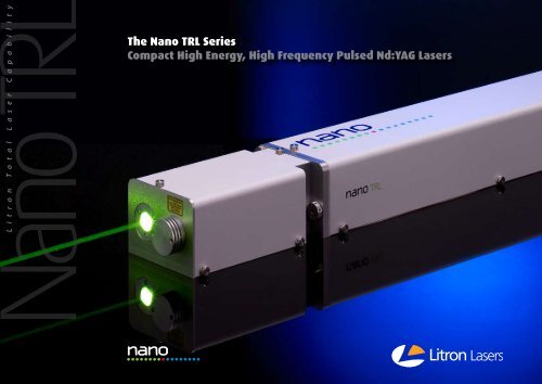 Nano TRL Brochure (PDF file 953KB) - Litron Lasers