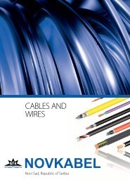 CABLES AND WIRES - Novkabel