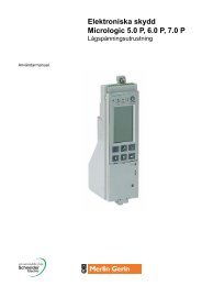 Elektroniska skydd Micrologic 5.0 P, 6.0 P, 7.0 P - Schneider Electric