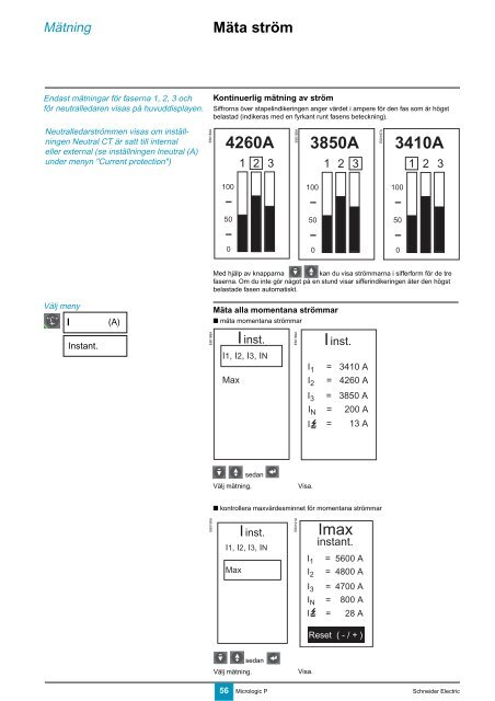 Elektroniska skydd Micrologic 5.0 P, 6.0 P, 7.0 P - Schneider Electric