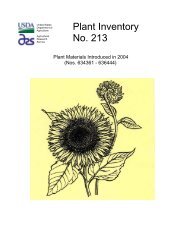 Plant Inventory No. 213 - The Germplasm Resources Information ...