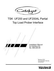 TSK UF200 and UF200AL Top Load Prober I-F Manual - Zzybot.net