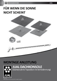 Montage - Trapezblech - JUAL
