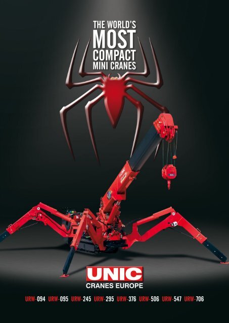 UNIC Mini Crawler Cranes Brochure - AEC Online
