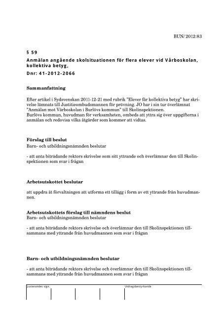 BUN 2012-05-22 - Protokoll.pdf - Burlövs kommun