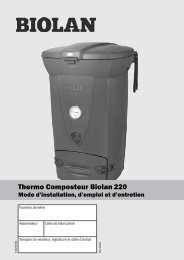 Thermo Composteur Biolan 220