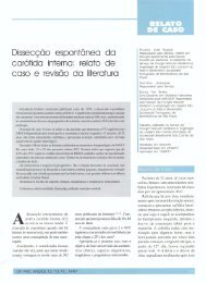 Dissecção Espontânea da Carótida Interna