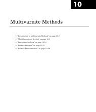 Introduction to Multivariate Methods