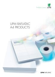 A4 Products brochure - UPM Raflatac