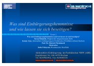 Einbürgerungshemmnisse - Aktionsbüro Einbürgerung