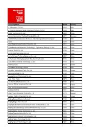 View the complete Exhibitor List 2012 - Aquatechtrade