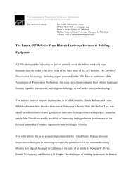 Press Release and Order Form - The Association For Preservation ...