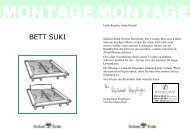 Montageanleitung Bett Suki - GrÃ¼ne Erde