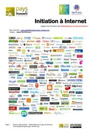 Initiation à Internet - Médiathèques du Pays de Romans