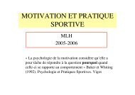 Motivation et apprentissage