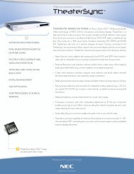 TheaterSync Video Processor Brochure/Spec Sheet - CurtPalme.com