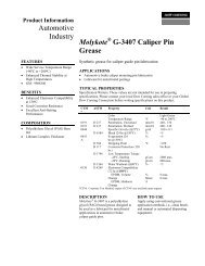 MolykoteÂ® G-3407 Caliper Pin Grease - Dow Corning