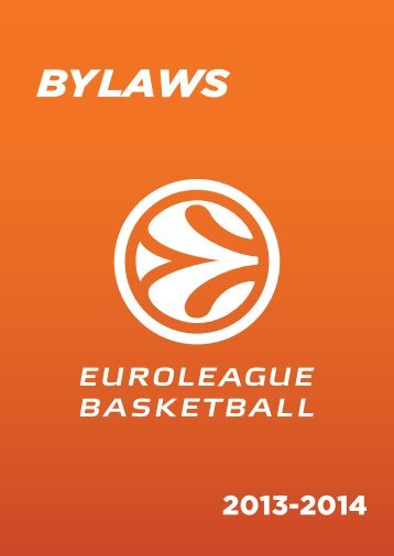 Bylaws - Euroleague Basketball