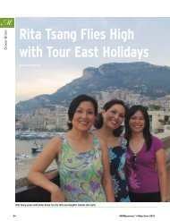 Rita Tsang Flies High with Tour East Holidays - The MOMpreneur