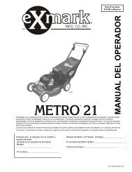 advertencia - Exmark