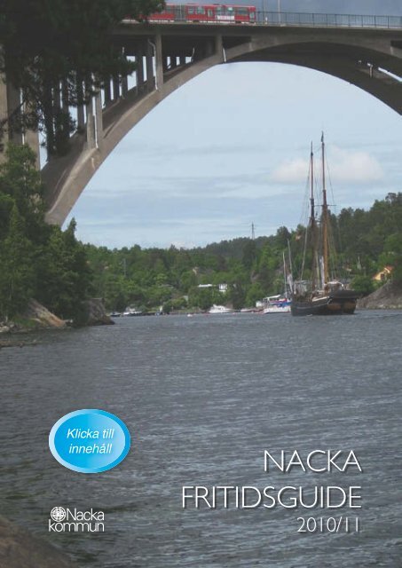 Fritidsguiden 2010/11 - Nacka kommun