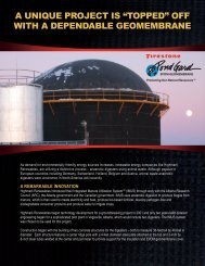 Alberta Anaerobic Digesters - Firestone Specialty Products