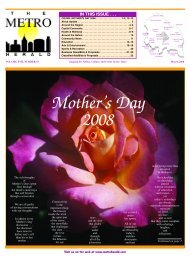 Mother's Day 2008 - The Metro Herald