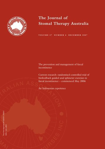 The Journal of Stomal Therapy Australia - Australian Association of ...